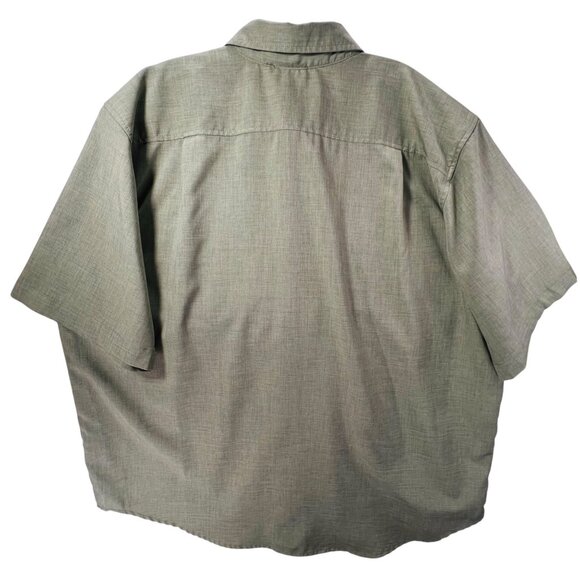 Orvis Mens Green Button Up Shirt XXL Short Sleeve Fishing Hiking Lightweight - Picture 7 of 12